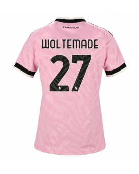 Juventus Nick Woltemade #27 Maglia Gara Trasferta Repliche 2026-27 Donna Maniche Corte Juventus Nick Woltemade #27 Maglia Gara Trasferta Repliche 2026-27 Donna Maniche Corte